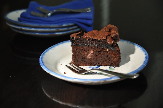 chocolate meringue cake