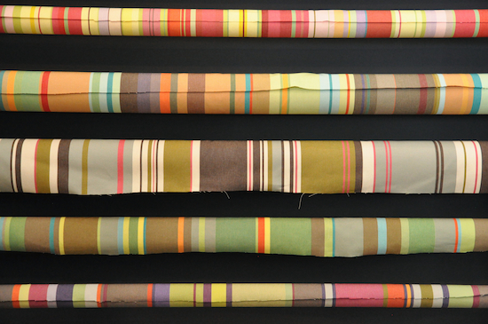 French Stripe Fabric Madder & Rouge