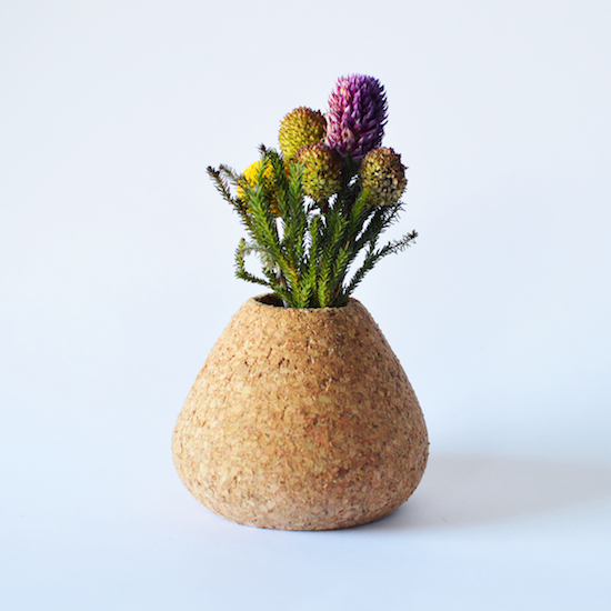Hand turned cork vase Armorie Pegs and Casserole great.ly